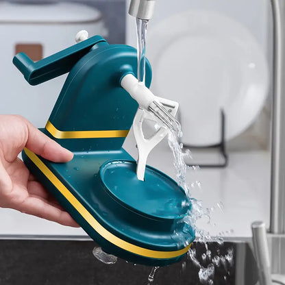 Avelena | Einfacher Gemüse- und Obstschäler mit Handkurbel – Für müheloses Schälen