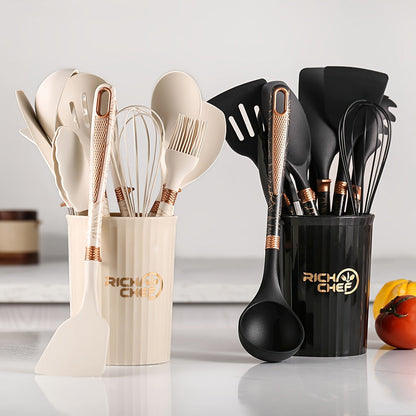 Avelena | Kochen - Küchenfreude mit dem eleganten Silikon Küchengeräte-Set