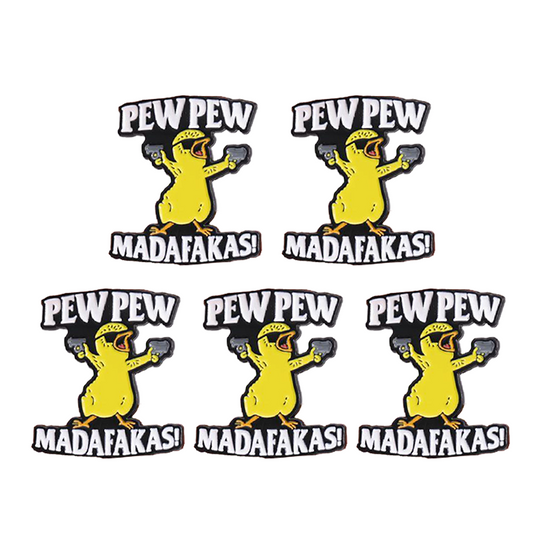 Avelena | Brief & Cartoon-Ente Design Brosche