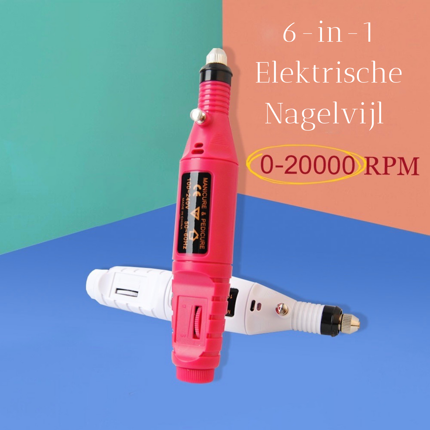 Avelena | Professionelle 6-In-1 Elektrische Nagelfeile