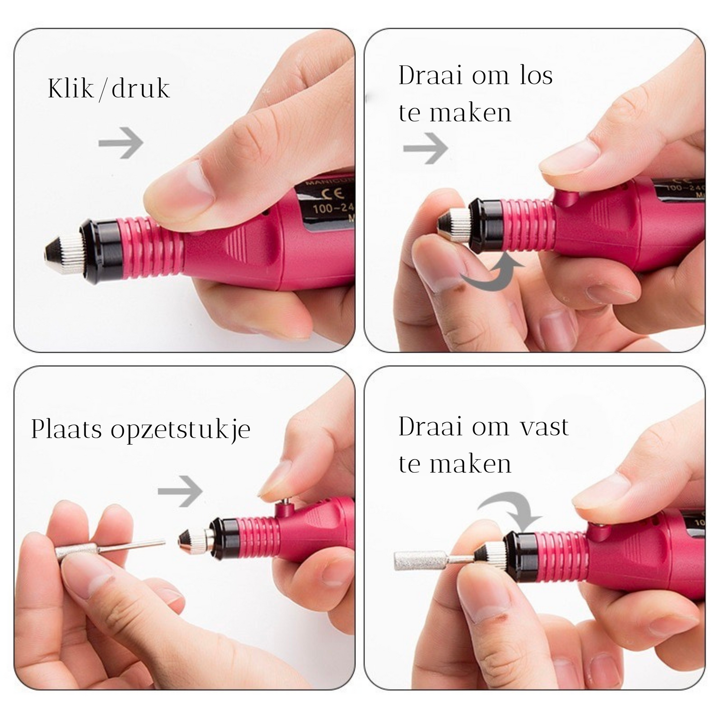 Avelena | Professionelle 6-In-1 Elektrische Nagelfeile