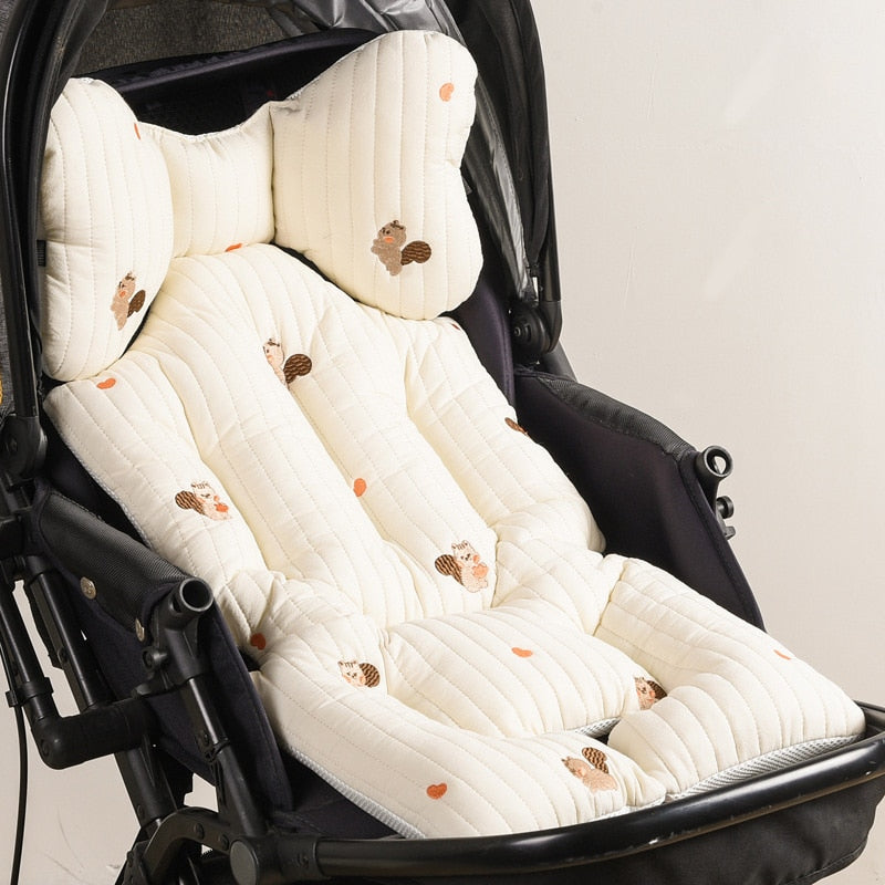 Avelena | Bequemes Kinderwagenkissen mit Stilvollen Drucken
