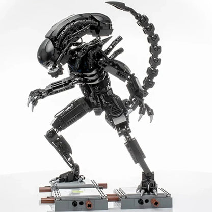 Avelena | 600PCS Prometheus Aliens Vs Predator Weltraum-Alien-Figur Mech Modellbausteine Spielzeug Kinder Geschenk