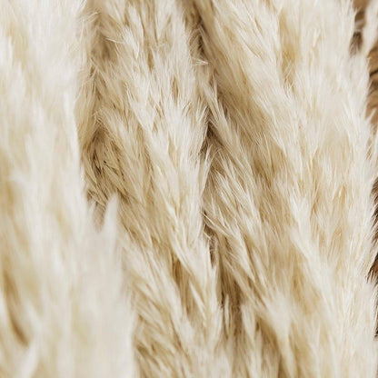 Avelena | 60 Cm Große Bouquet aus Echtem, Crémeweißem, Getrocknetem Pampasgras Flauschigen Federn für Moderne Boho-Dekoration