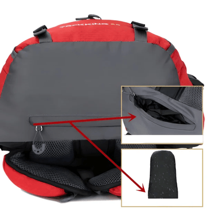 Avelena | 60L wasserdichter Wanderrucksack | Leicht, ergonomisches Design & intelligente Aufbewahrung für Tageswanderungen und Expeditionen