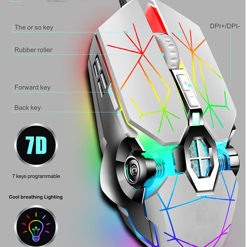 Avelena | 87-Tasten Mechanische Gaming-Tastatur RGB Hintergrundbeleuchtet Blaue Schalter