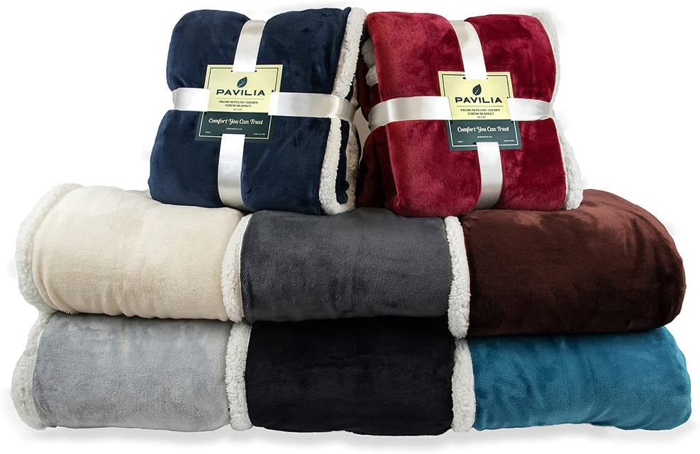 Avelena | Twin Plush Sherpa-Decke