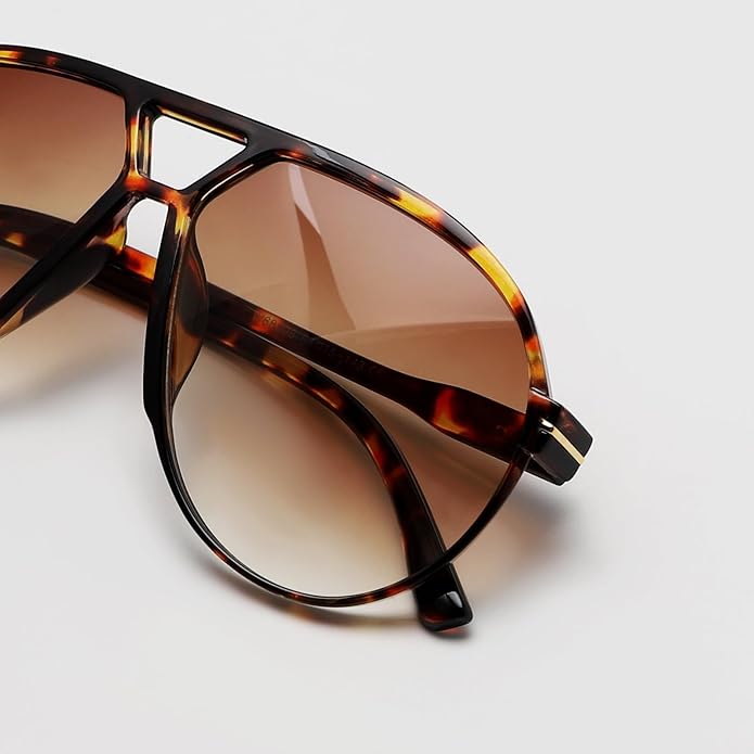 Avelena | Retro Große Fliegerbrille