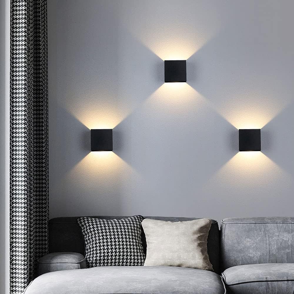 Avelena | Kabellose wiederaufladbare Wandlampe | Einstellbares Auf- und Abwärtslicht, USB-betrieben für Wohnkultur und gemütliche Atmosphäre