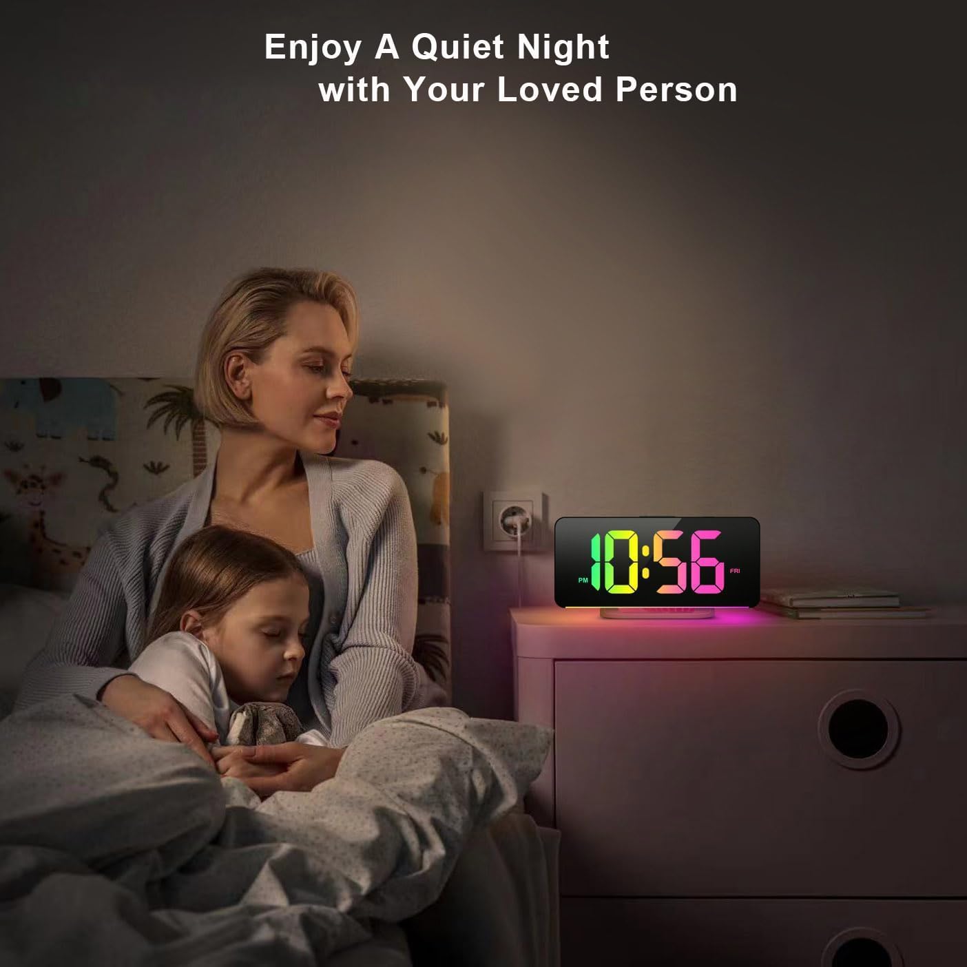 Avelena | 11,5-Zoll Digitaler Kalender Tagesuhr mit 19 Erinnerungen – Claryon