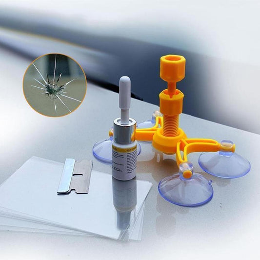 Avelena | Reparaturset für Windschutzscheiben, gelb