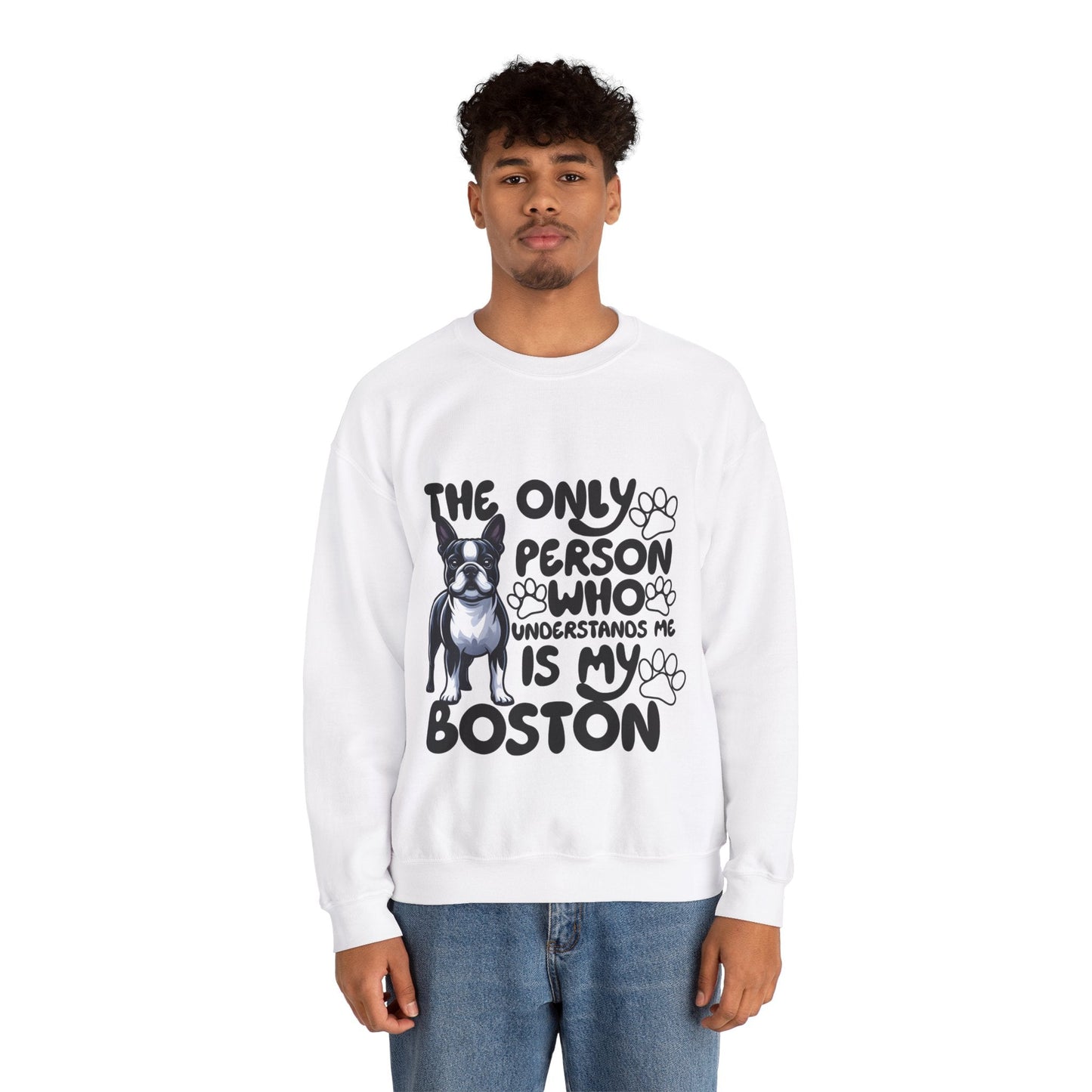 Avelena | Elvis Unisex Sweatshirt Für Boston Terrier Liebhaber