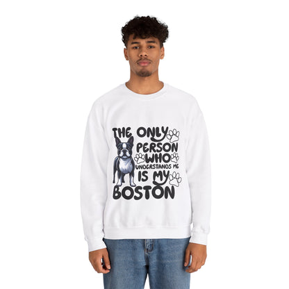Avelena | Elvis Unisex Sweatshirt Für Boston Terrier Liebhaber