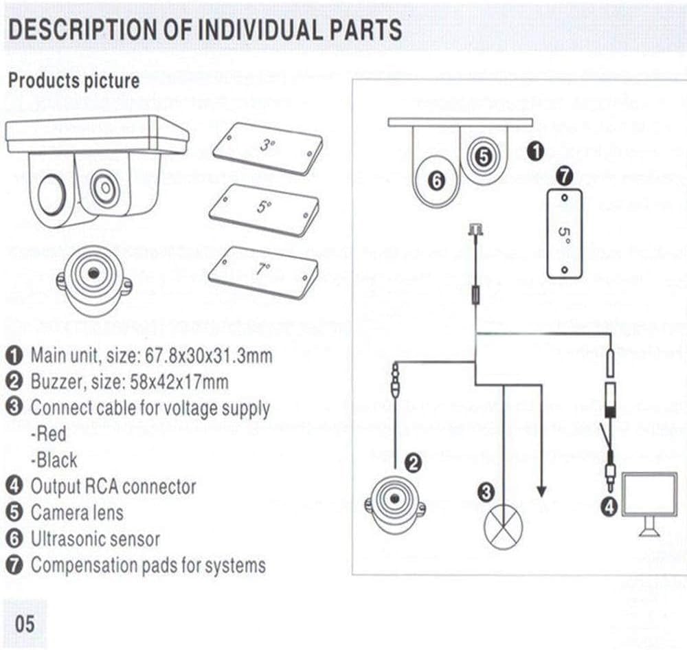 Avelena | Auto-Rückfahrkamera mit Parksensor 2-in-1 – SafePark