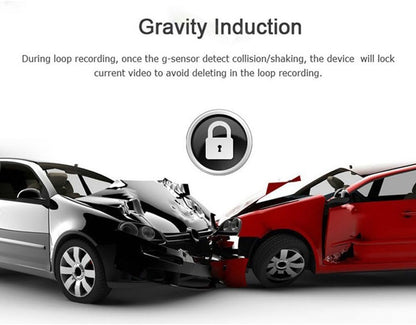 Avelena | WiFi versteckte Dash Cam 1080P mit 170° Weitwinkel und G-Sensor