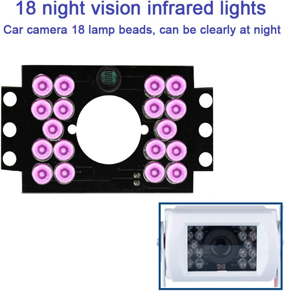 Avelena | Lkw-Rückfahrkamera 12V/24V mit 18 LED IR-Nachtsicht IP68