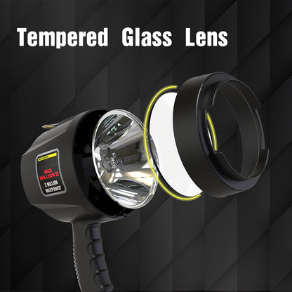 Avelena | Generischer Max Million Iii Spotlight mit 12V Dc-Ladegerät Schwarze Halogenlampe, 800-2301-0