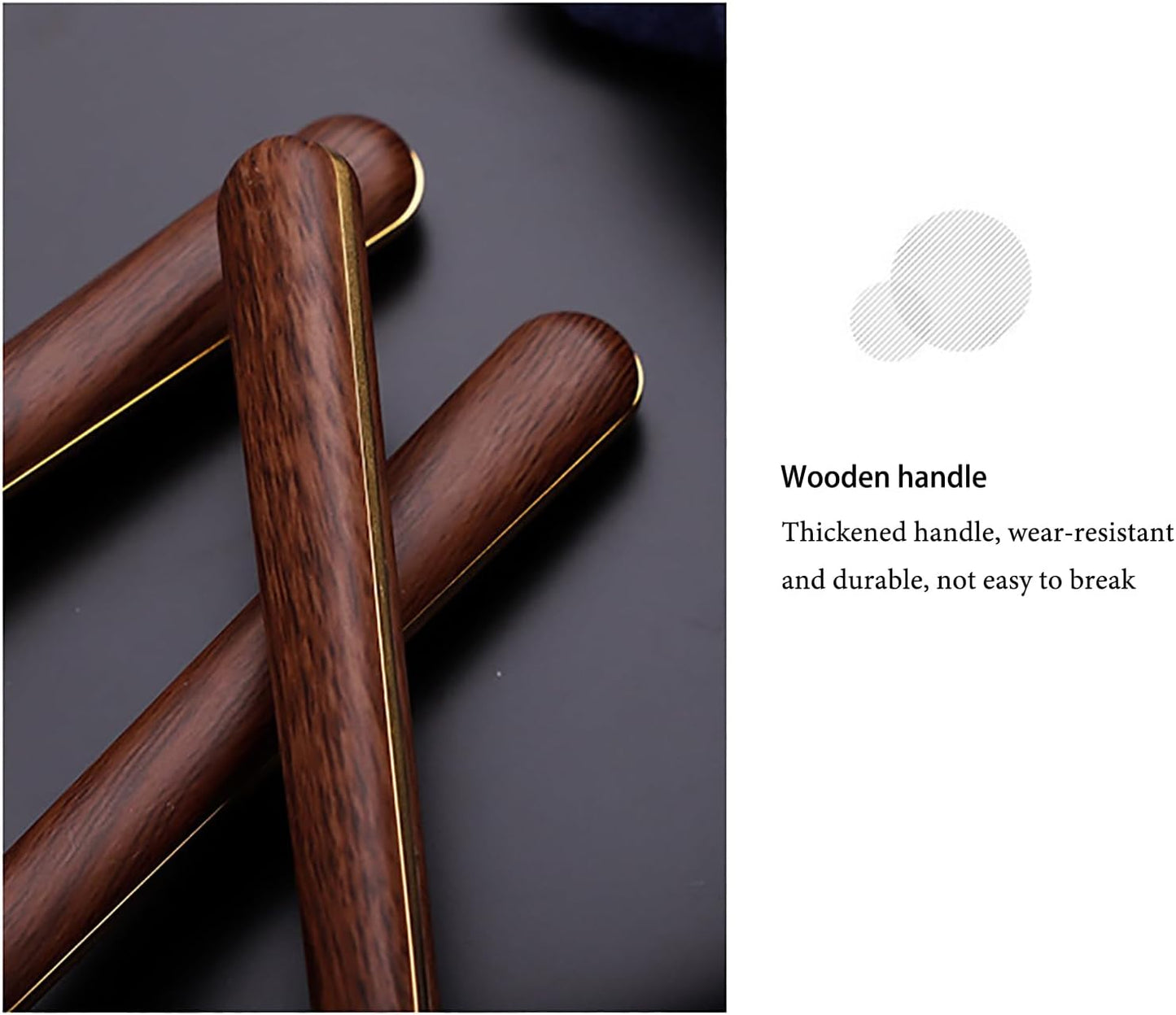 Avelena | Edelstahl Holzgriff Besteckset