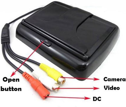 Avelena | Drahtlose Rückfahrkamera mit 4,3" (10,9 cm) LCD-Monitor – ParkSafe