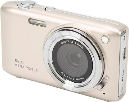 Avelena | 4K Kompakte Digitalkamera mit 58MP Fotos und 16X Zoom – Lumora