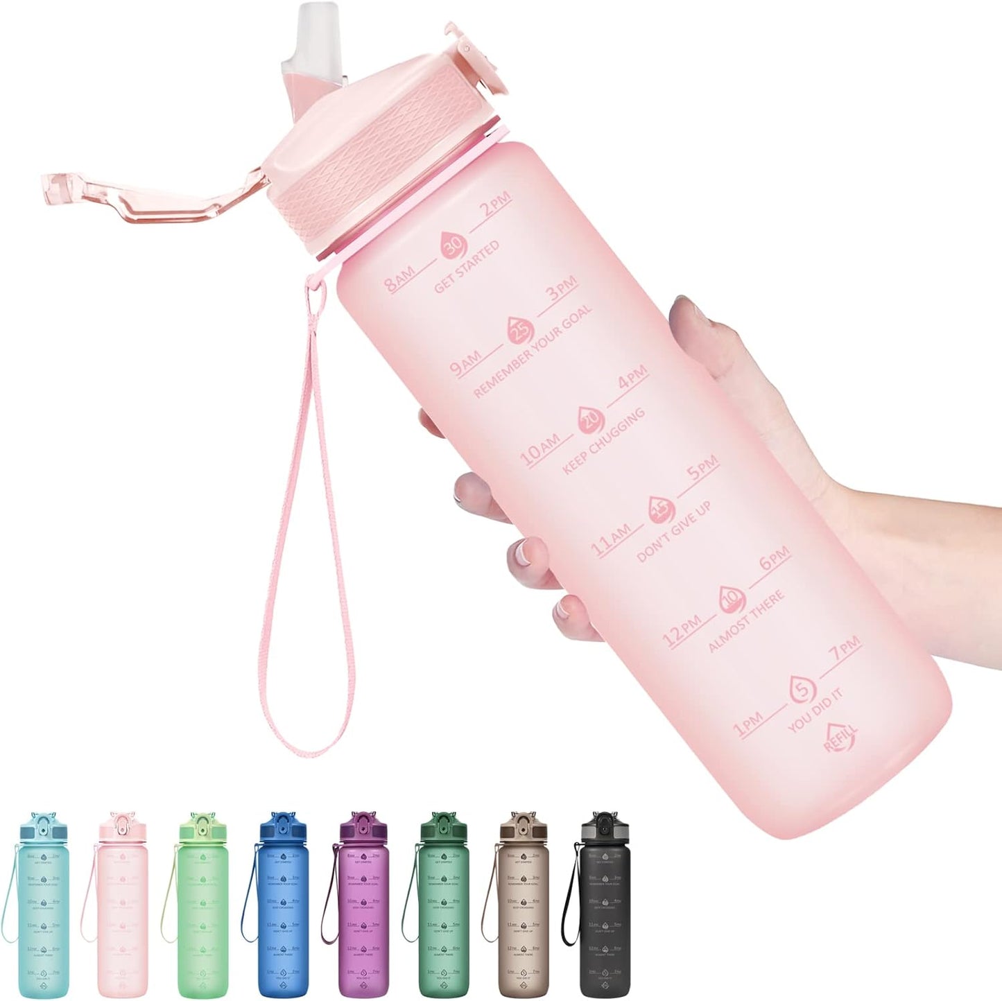 Avelena | Trendy Motivierende Trinkflasche 900Ml