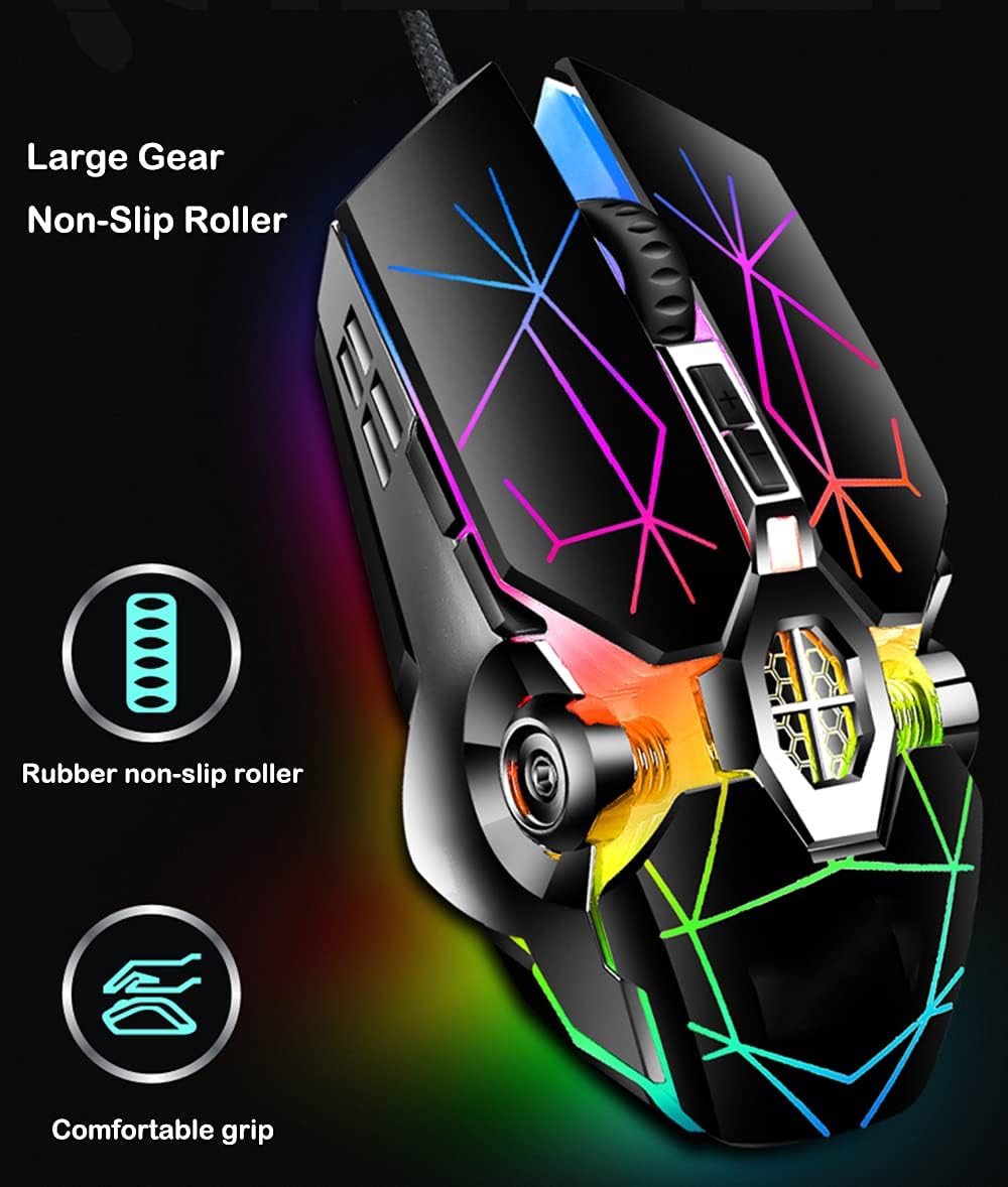 Avelena | 87-Tasten Mechanische Gaming-Tastatur RGB Hintergrundbeleuchtet Blaue Schalter