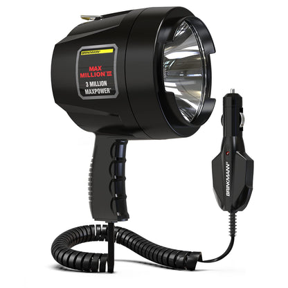 Avelena | Generischer Max Million Iii Spotlight mit 12V Dc-Ladegerät Schwarze Halogenlampe, 800-2301-0