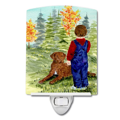 Avelena | Treasures Chesapeake Bay Retriever Keramisches Nachtlicht, 6X4X3, Ul-Zugelassen