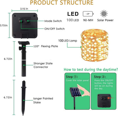 Avelena | Solarbetriebene Mini-Lichterketten