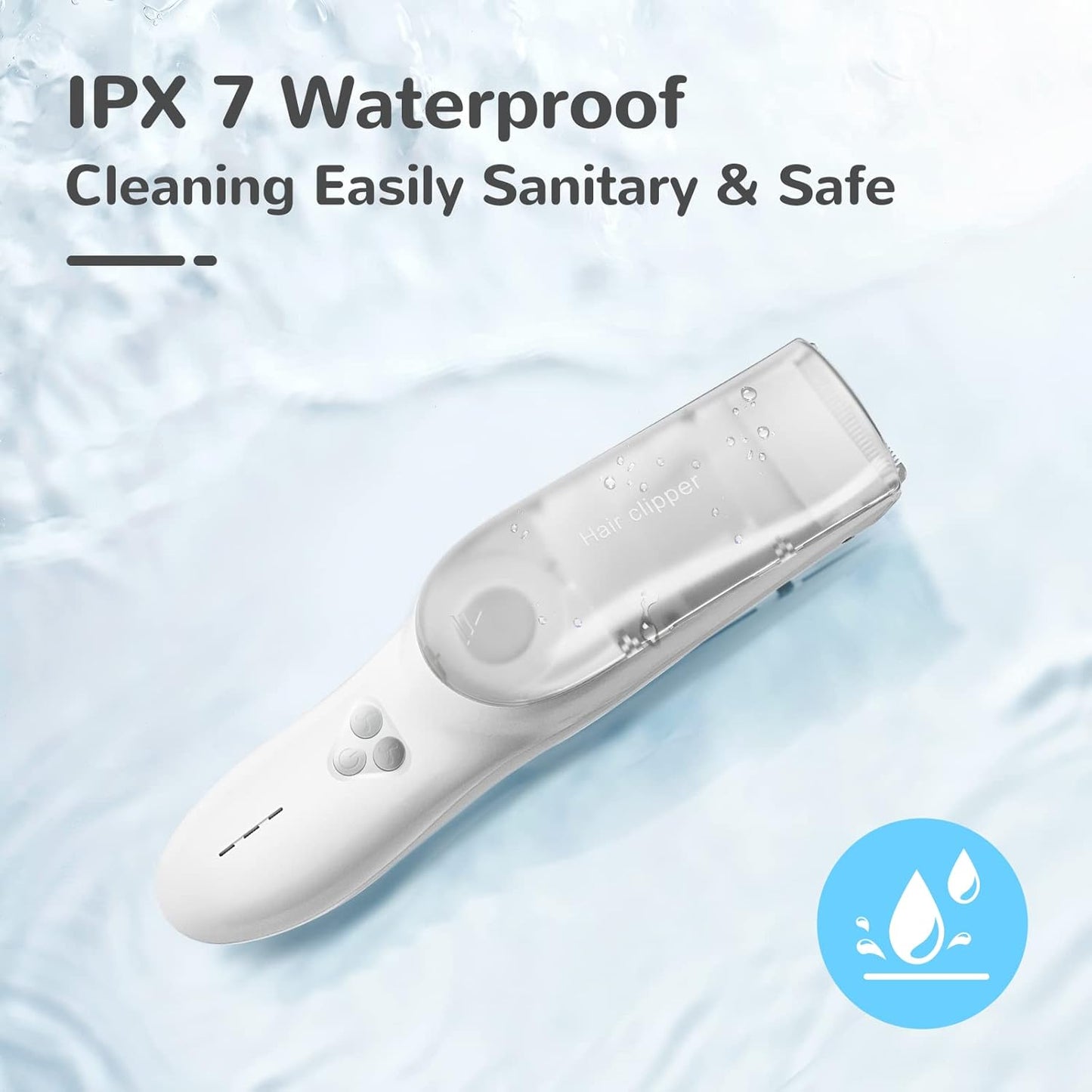 Avelena | Baby Haartrimmer mit Vakuumsystem – Wasserdichter wiederaufladbarer Trimmer mit Aufbewahrungsbox