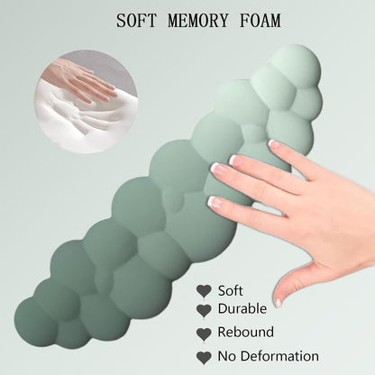Avelena | Wolkenförmige ergonomische Handgelenkstütze Set mit Mauspad & Untersetzer – Zeyora