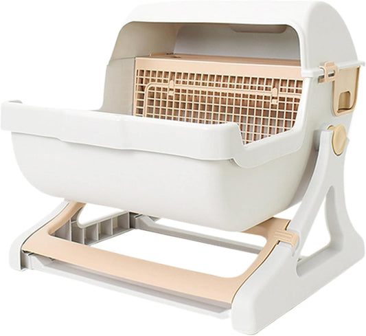 Avelena | Automatische geruchlose Katzenbox mit offener Oberseite – Felvora