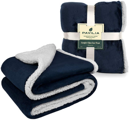 Avelena | Twin Plush Sherpa-Decke