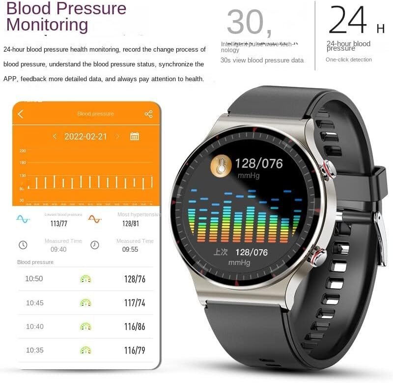 Avelena | CardioSense – Medizinische ECG-Smartwatch mit Osram-Sensor & 24/7 Gesundheitsüberwachung