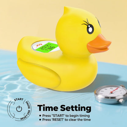 Avelena | AquaVeilig Baby Badthermometer – digitales Display mit 3 Farben und Temperaturwarnung
