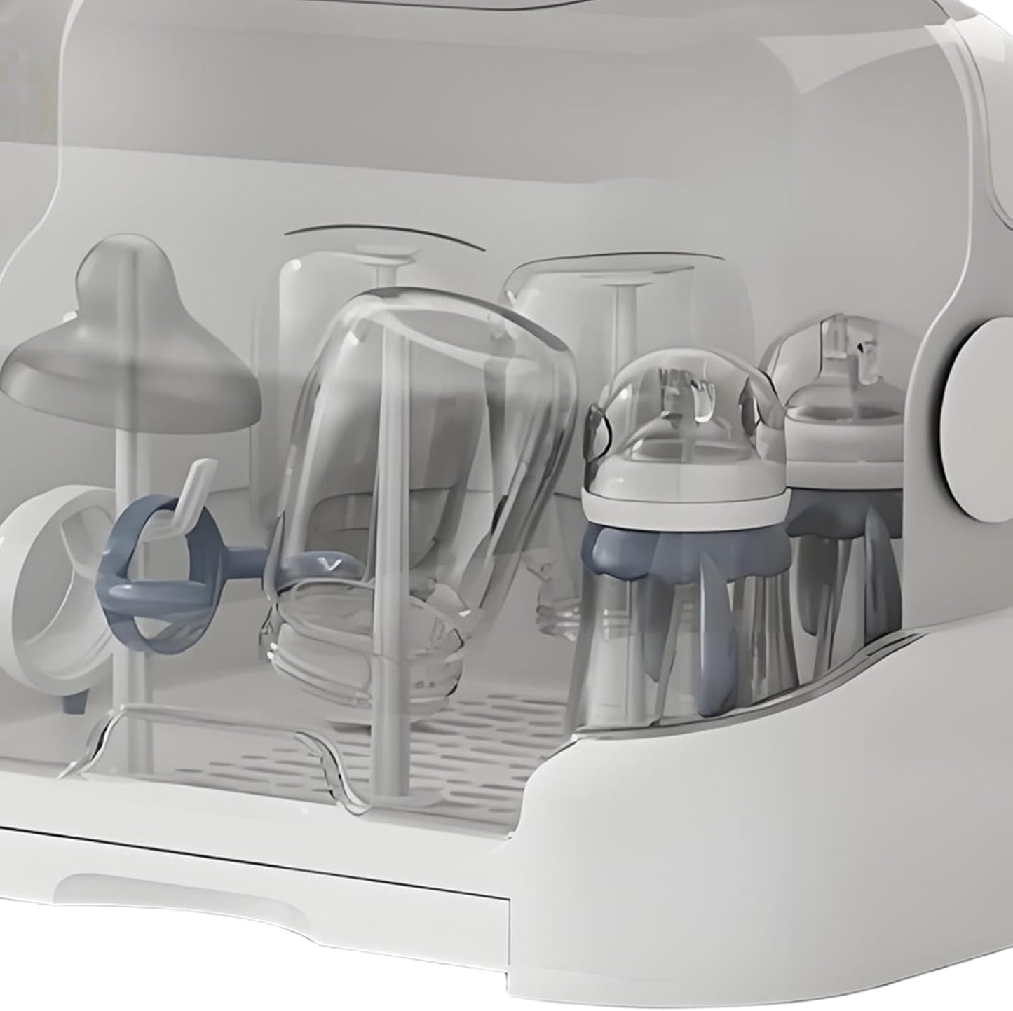 Avelena | Babyflaschen-Trockner und Aufbewahrungsbox mit Deckel – Orvian