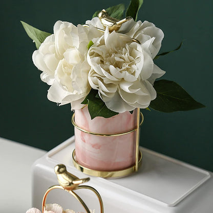 Avelena | Blumenpflanzgefäße mit Vogel-Design für stilvolle Dekoration