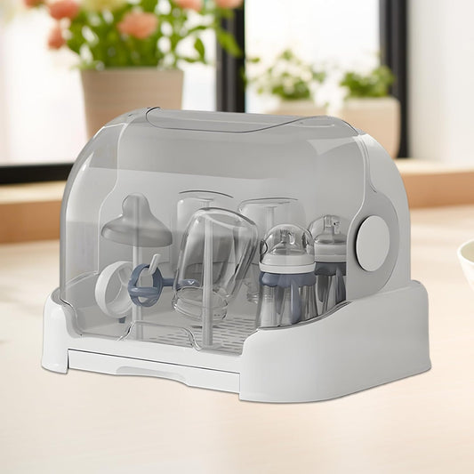 Avelena | Babyflaschen-Trockner und Aufbewahrungsbox mit Deckel – Orvian