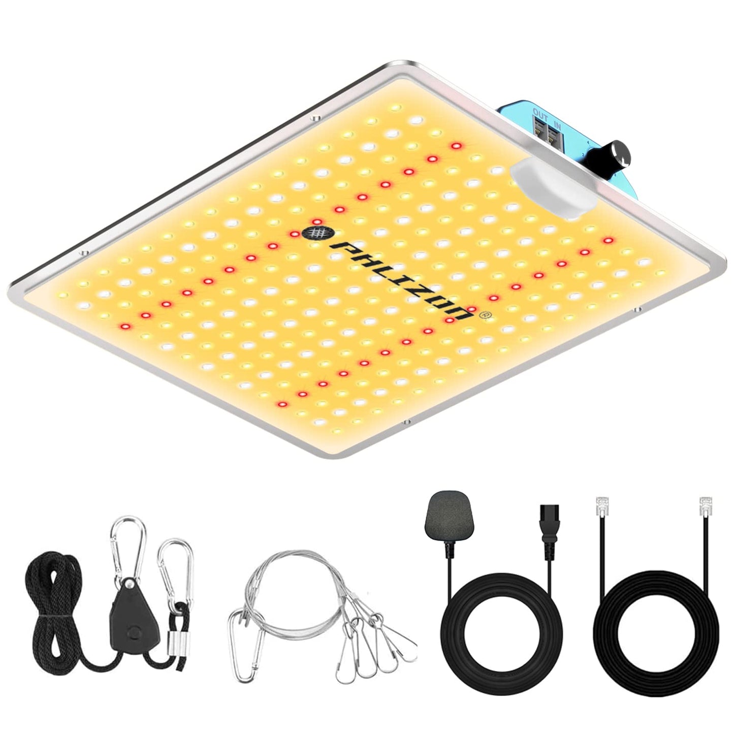 Avelena | Phlizon Pl1000 Pflanzen Led Wachstumslampe mit Lm281B Leds Dimmbar Daisy Chain Vollspektrum Wachstumslampe für Innenpflanzen Led Wachstum für 2X4Ft Abdeckung