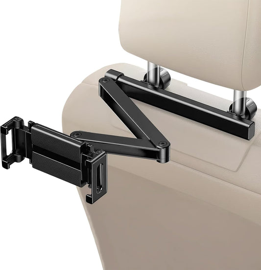 Avelena | Auto Kopfstütze Tablet Halter – Verstellbare 360° Rücksitz Telefon & Tablet Halterung – Movira
