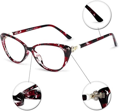 Avelena | Icone Cateye Anti-Blautt Licht Katze Auge Lesen Brillen