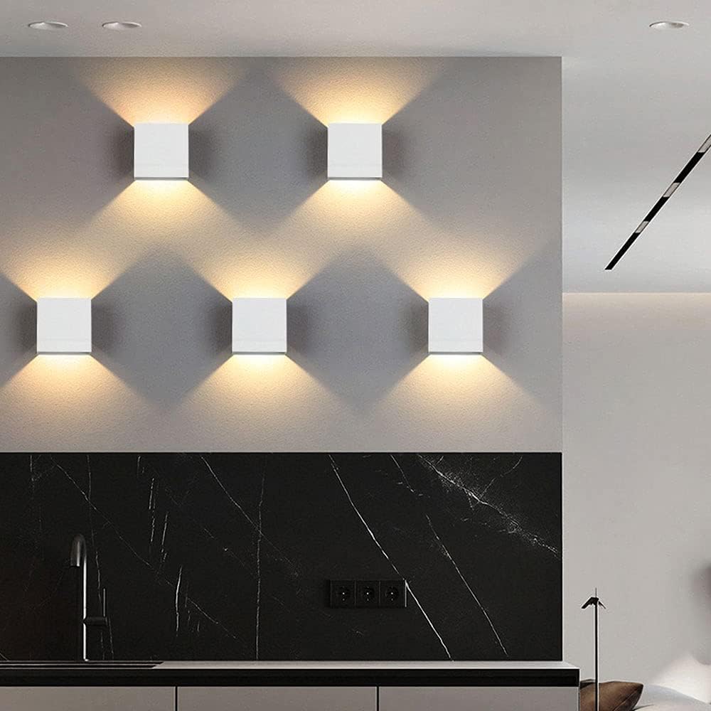 Avelena | Kabellose wiederaufladbare Wandlampe | Einstellbares Auf- und Abwärtslicht, USB-betrieben für Wohnkultur und gemütliche Atmosphäre