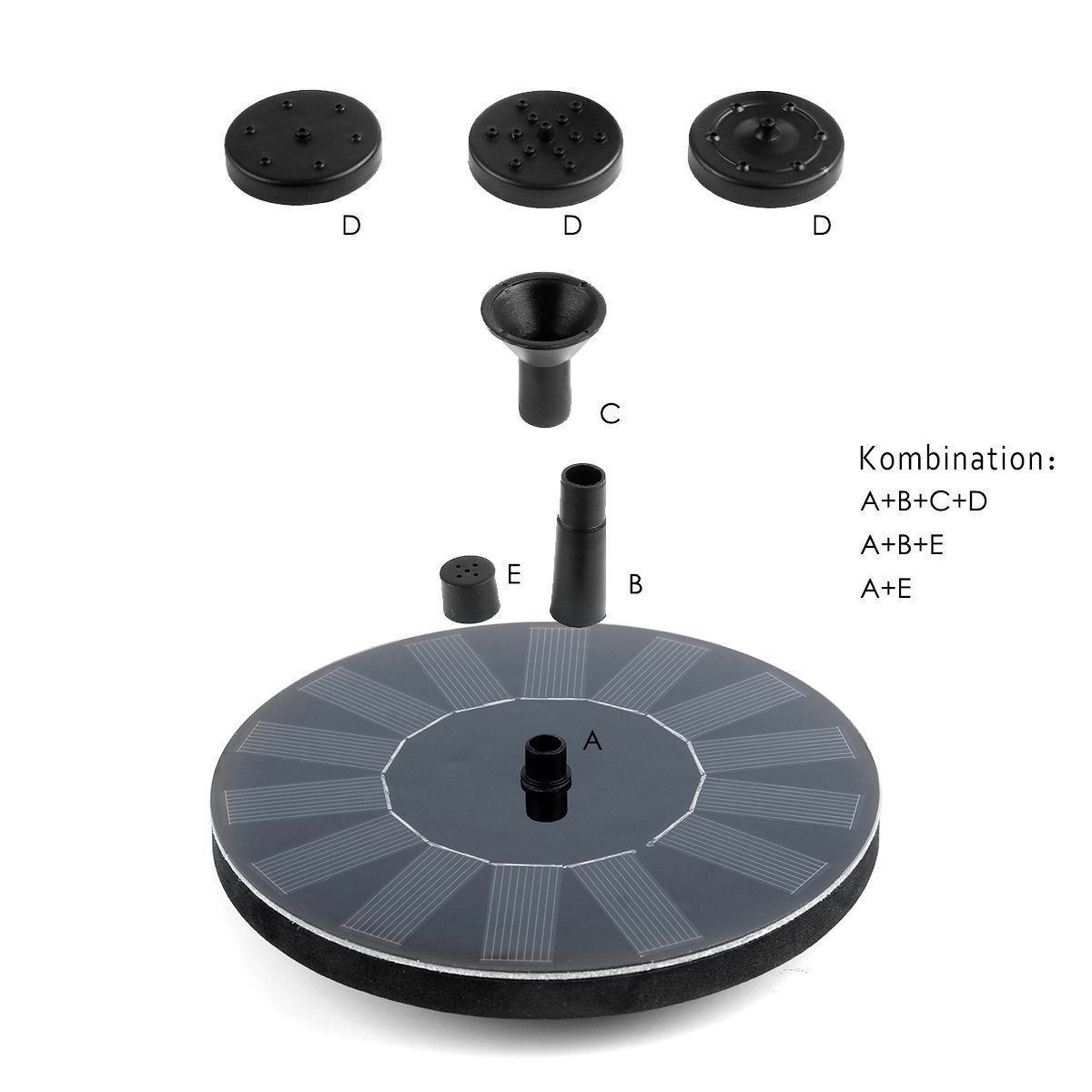 Avelena |  Solar Springbrunnen Pumpe