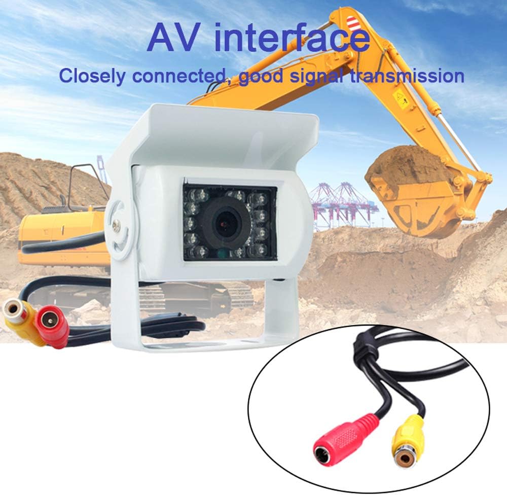 Avelena | Lkw-Rückfahrkamera 12V/24V mit 18 LED IR-Nachtsicht IP68