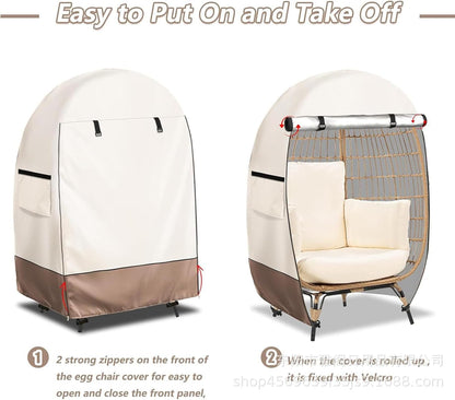 Avelena | Wasserdichter Eierstuhlbezug mit Doppelreißverschluss – Solara