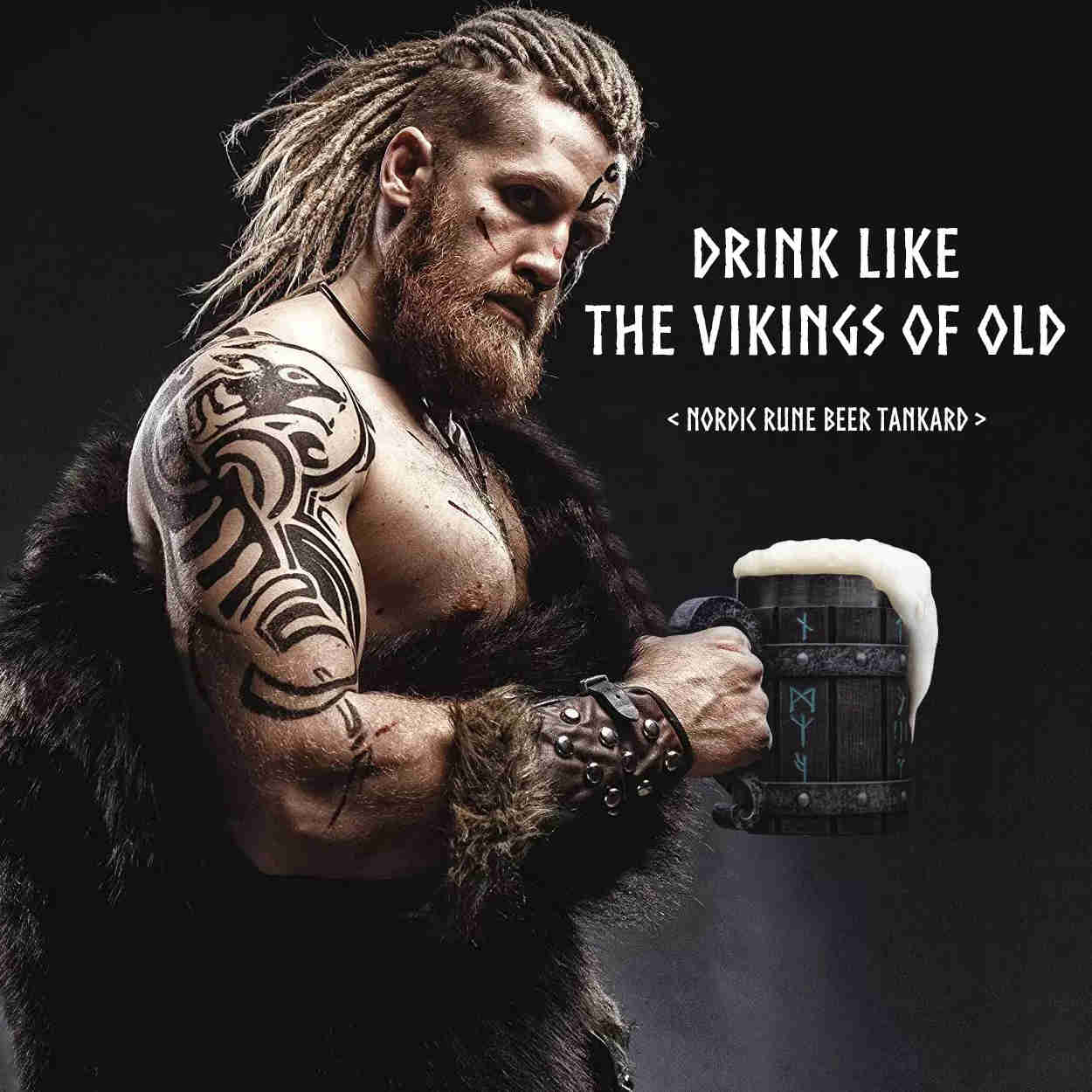 Avelena | Viking Fasskrug (Groß: 550ml)