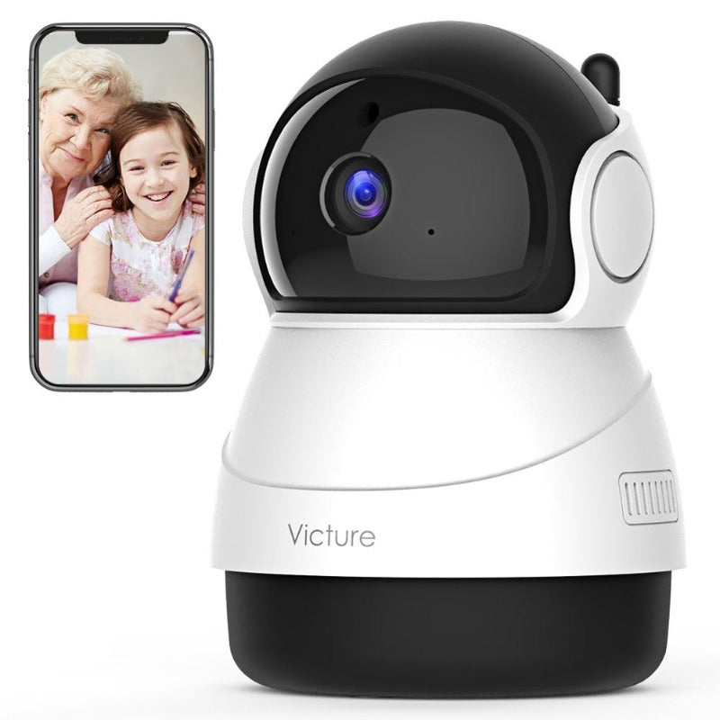 Avelena | Innen Sicherheitskamera - Babyphone - Haustierkamera, Schwenk- Neig- Zoom, 2-Wege-Kommunikation, Bewegungserkennung