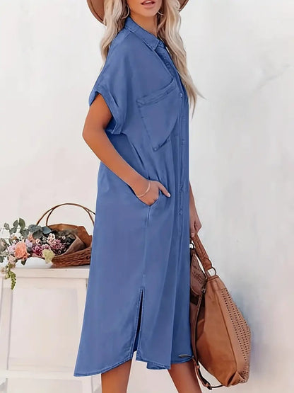 Avelena | Elegantes Hemdblusenkleid