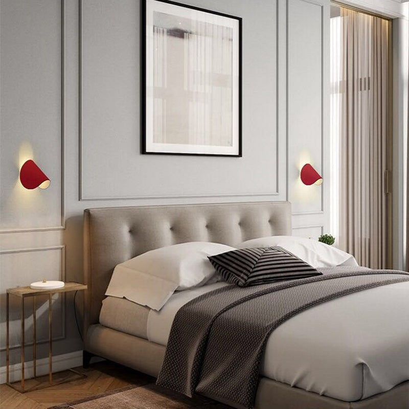 Avelena | Eveline Modern Geometric LED 4 Color Wall Light Indoor/Outdoor Metal