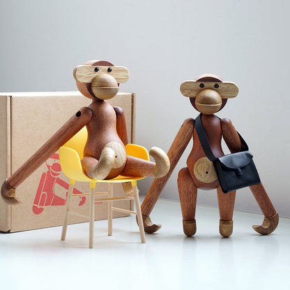 Avelena | Cheeky Monkey Massivholz Ornament